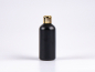 Preview: Schwarzglasflasche 100ml, mit Tropfmontur Gold gold